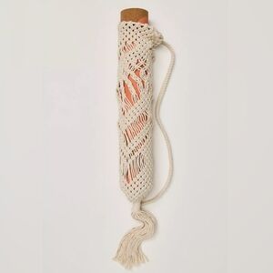 Oak and Reed x Free People Macrame Yoga Carry Bag 100% Cotton